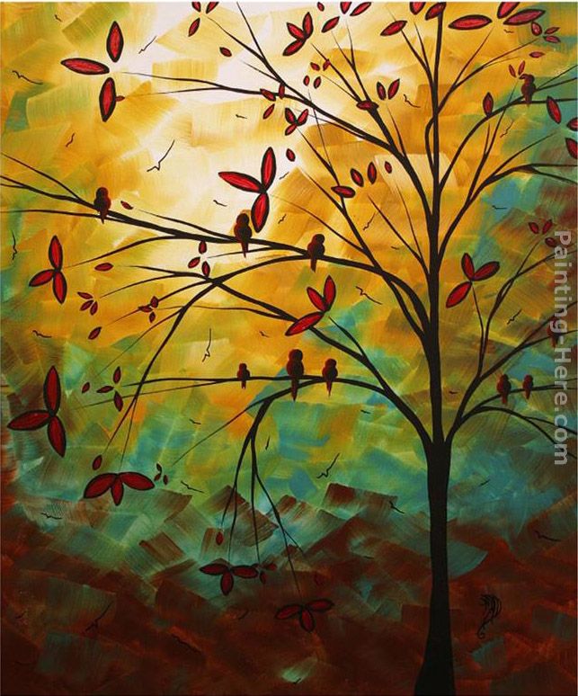 Bird Haven painting - Megan Aroon Duncanson Bird Haven art painting